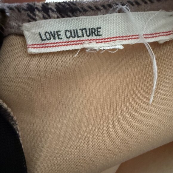 Y2K Plaid Mini Slip Dress With Adjustable Spaghetti Straps By Love Culture - Picture 4 of 5